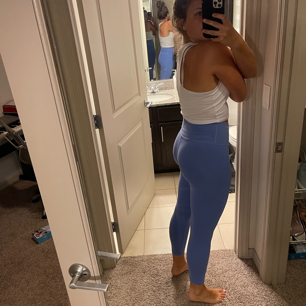 Blue Lululemon Leggings